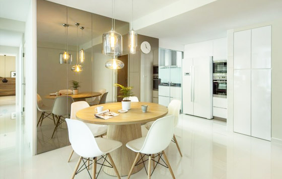 Dining Room: Modern Chic - HomeRenoGuru.com