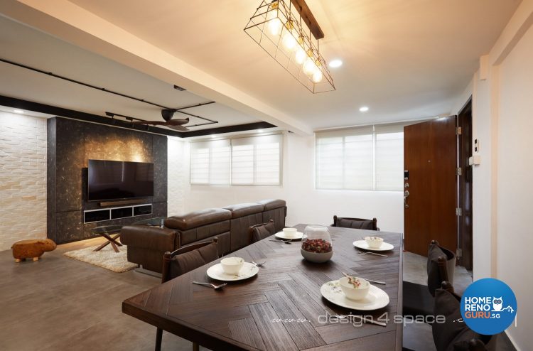 3 Room HDB Designed by Design 4 Space (Modern)