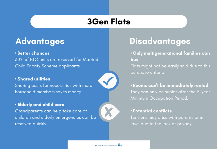 The advantages and disadvantages of 3Gen flats infographic