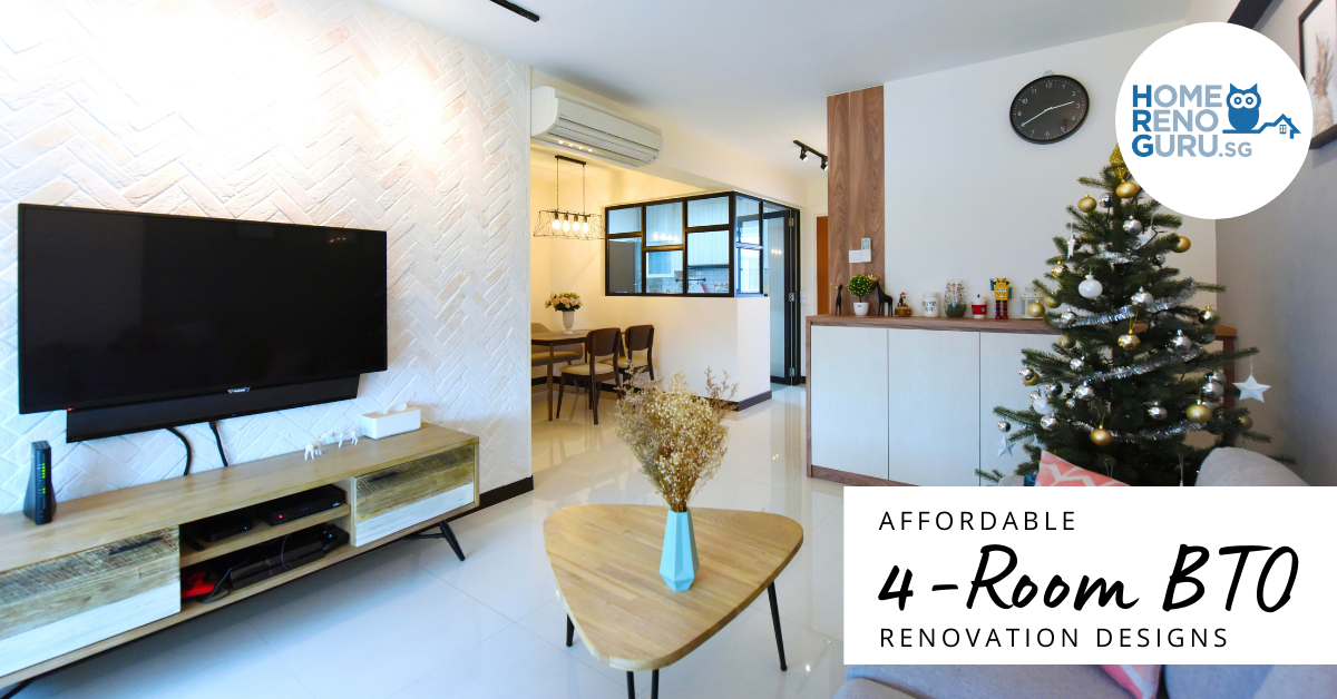 11 Affordable 4 Room BTO Renovation Designs Below $50,000