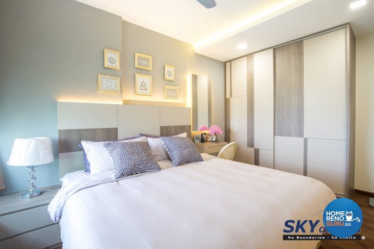 5 room bedroom designed by Sky Creation