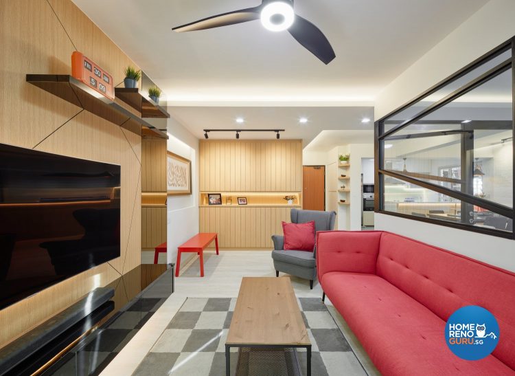 5 Room HDB Designed by Absolook (Eclectic)