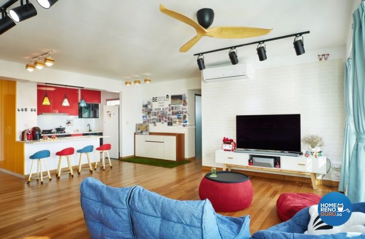 5 Room HDB Designed by Design4Space (Eclectic)