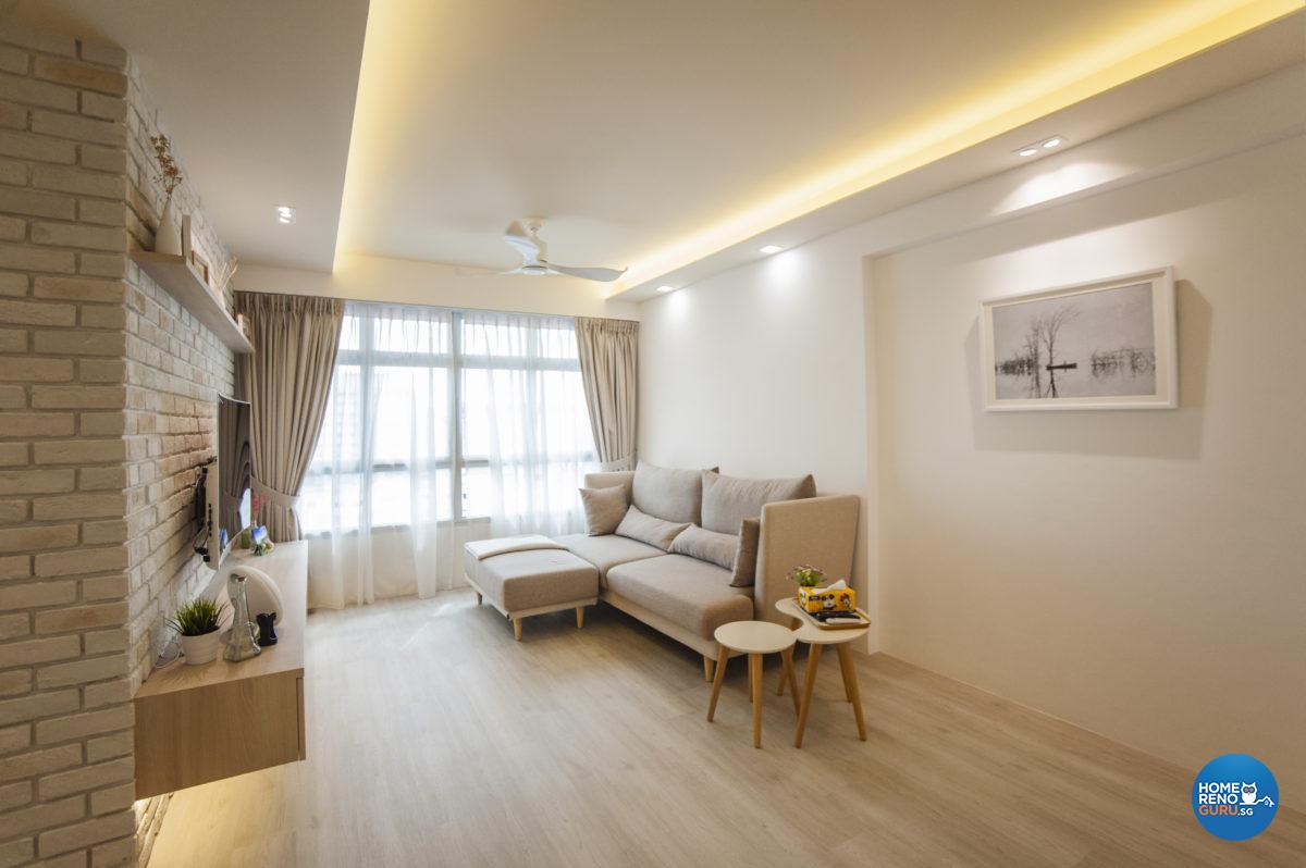 A Soothing Blend Of Scandinavian And Rustic Themes Is Established In The Living Area A Soothing Blend Of Scandinavian And Rustic Themes Is Established In The Living Area