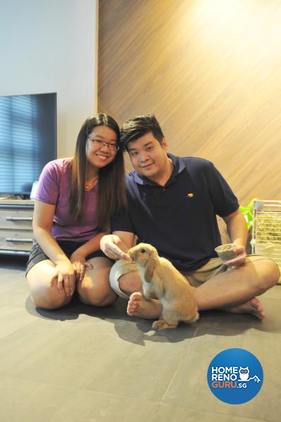 Jean, Wenjie and their adorable ‘furkid’