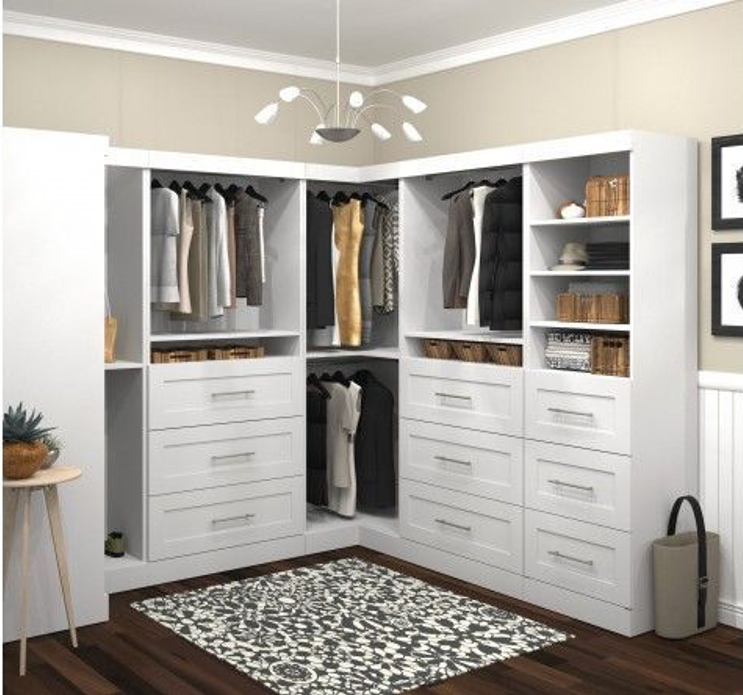 Good example of L shaped wardrobe