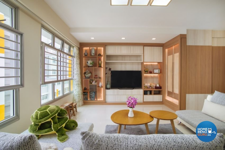 Living room with oriental style