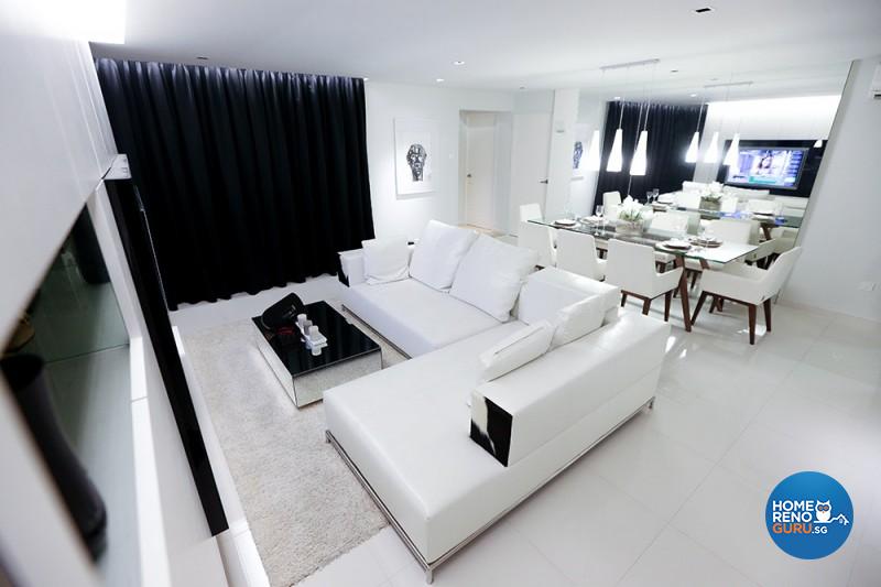 white sofa