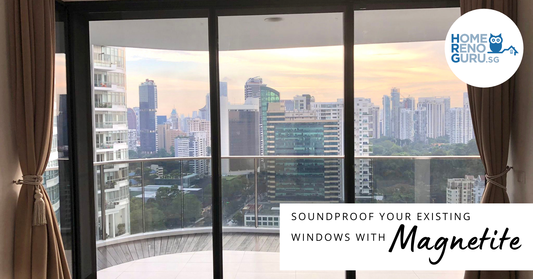 Soundproof Your Existing Windows with Magnetite