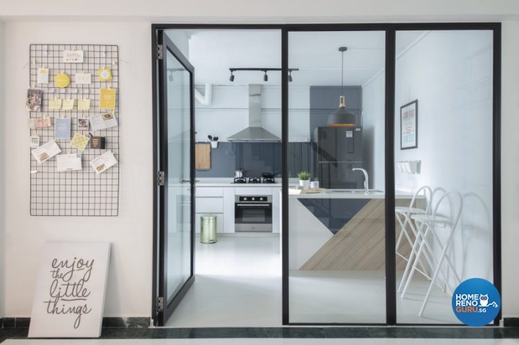 Kitchen of a maisonette home