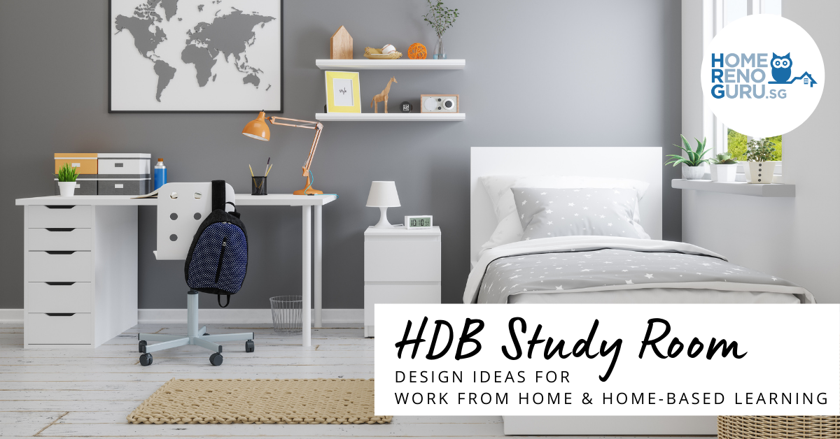 17 HDB Study Room Design Ideas For Work From Home and Home-based Learning