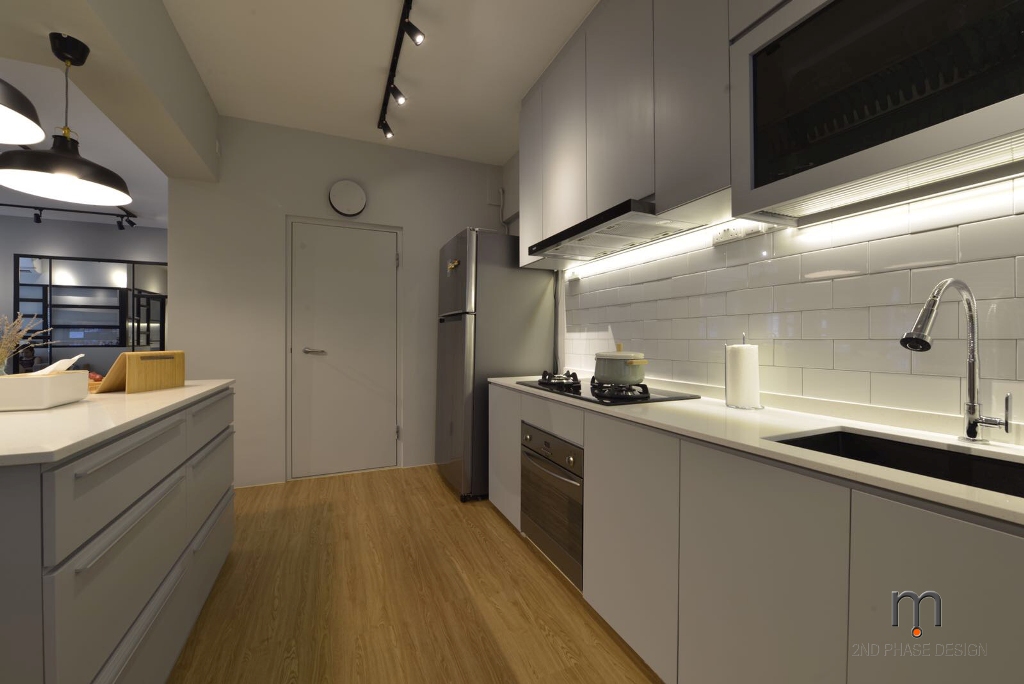 Classical, Modern, Retro Design - Kitchen - HDB 3 Room - Design by 2nd Phase Design