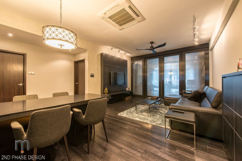Minimalist, Rustic Design - Living Room - Condominium - Design by 2nd Phase Design