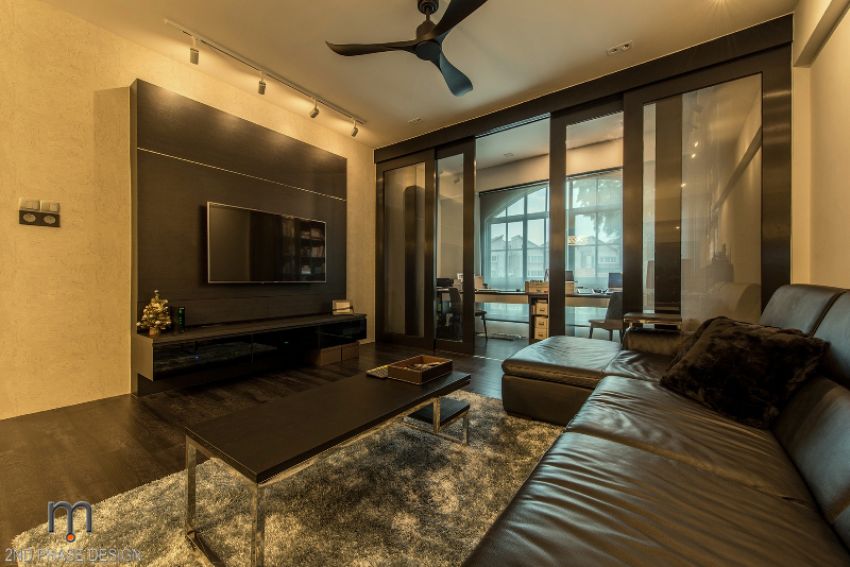 Minimalist, Rustic Design - Living Room - Condominium - Design by 2nd Phase Design