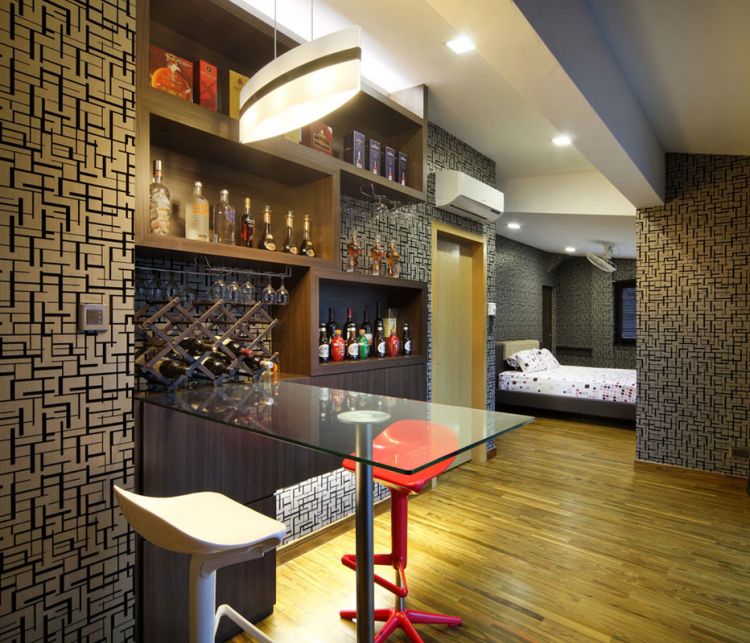 Contemporary, Modern, Resort, Rustic Design - Entertainment Room - Condominium - Design by 2nd Phase Design