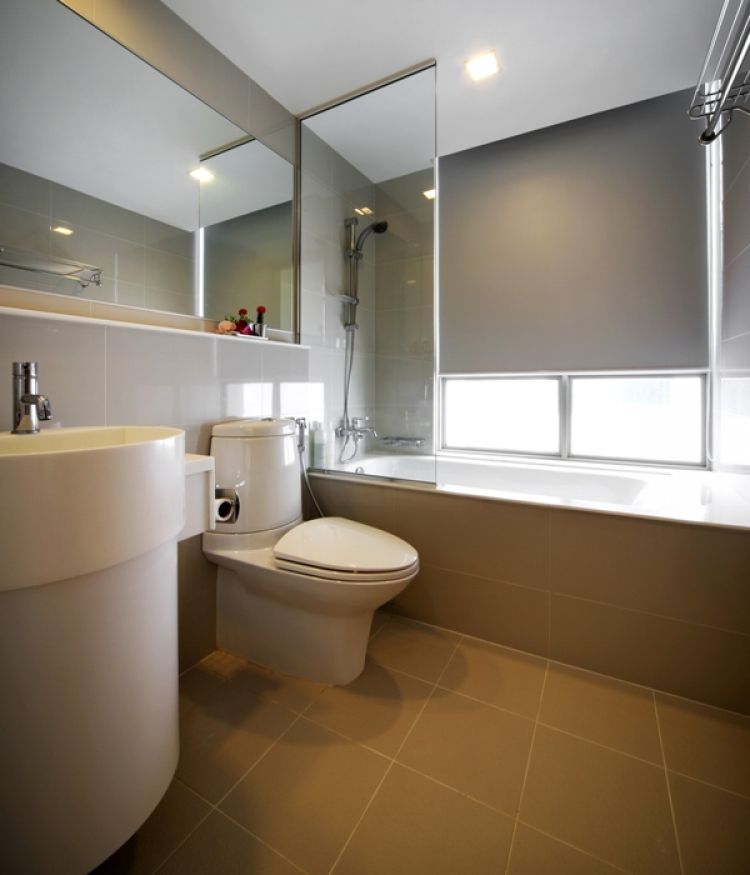 Contemporary, Mediterranean, Modern, Scandinavian Design - Bathroom - Condominium - Design by 2nd Phase Design