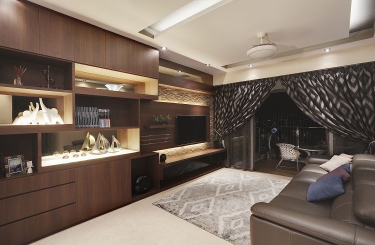 Contemporary Design - Living Room - Condominium - Design by 3D Innovations Design Pte Ltd