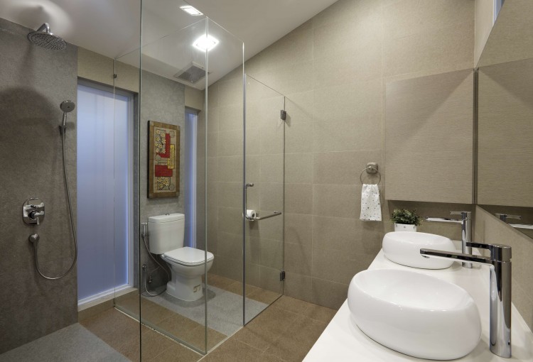 Contemporary Design - Bathroom - Landed House - Design by 3D Innovations Design Pte Ltd