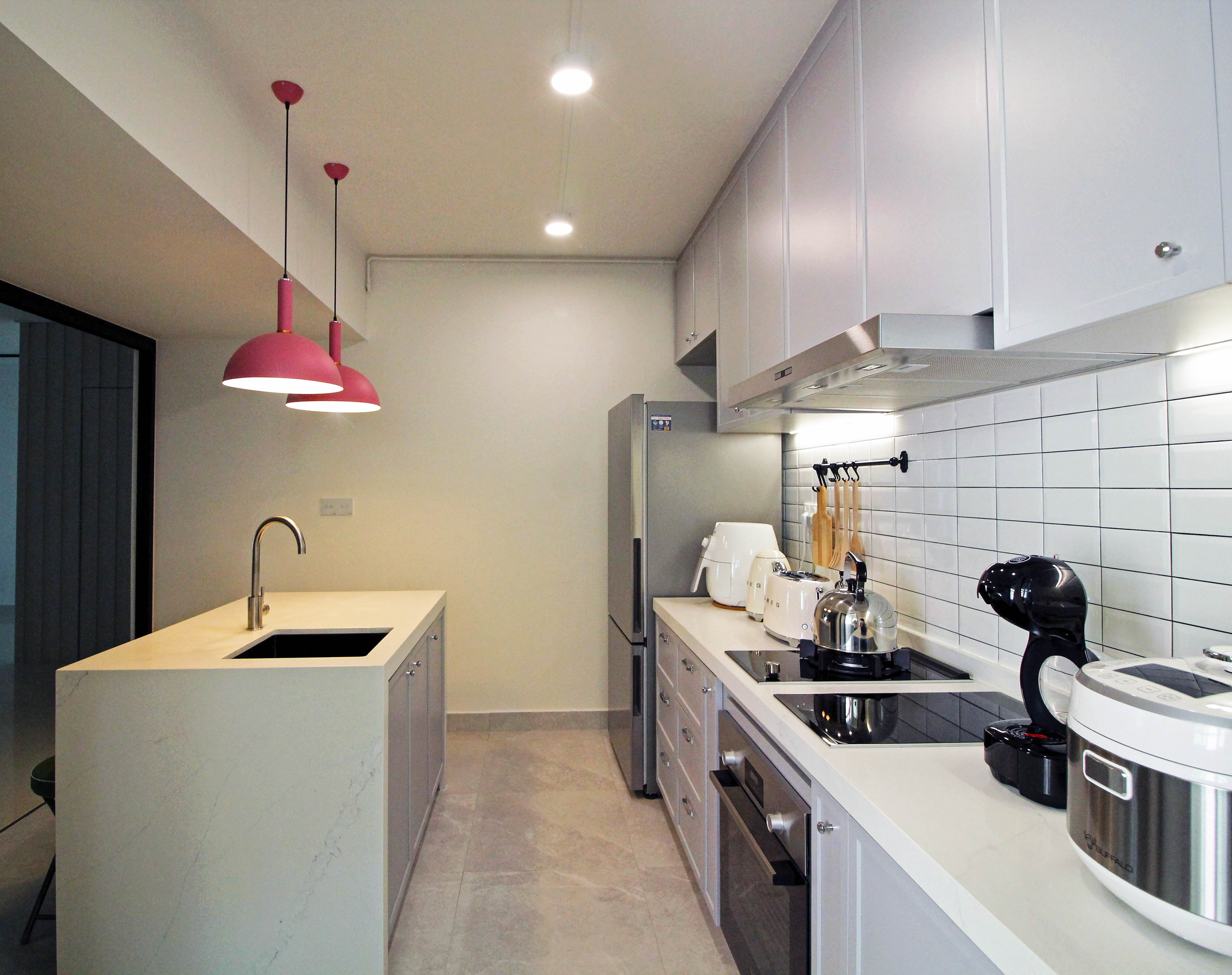 Modern, Scandinavian, Victorian Design - Kitchen - HDB 5 Room - Design by 3+i DESIGN STUDIO