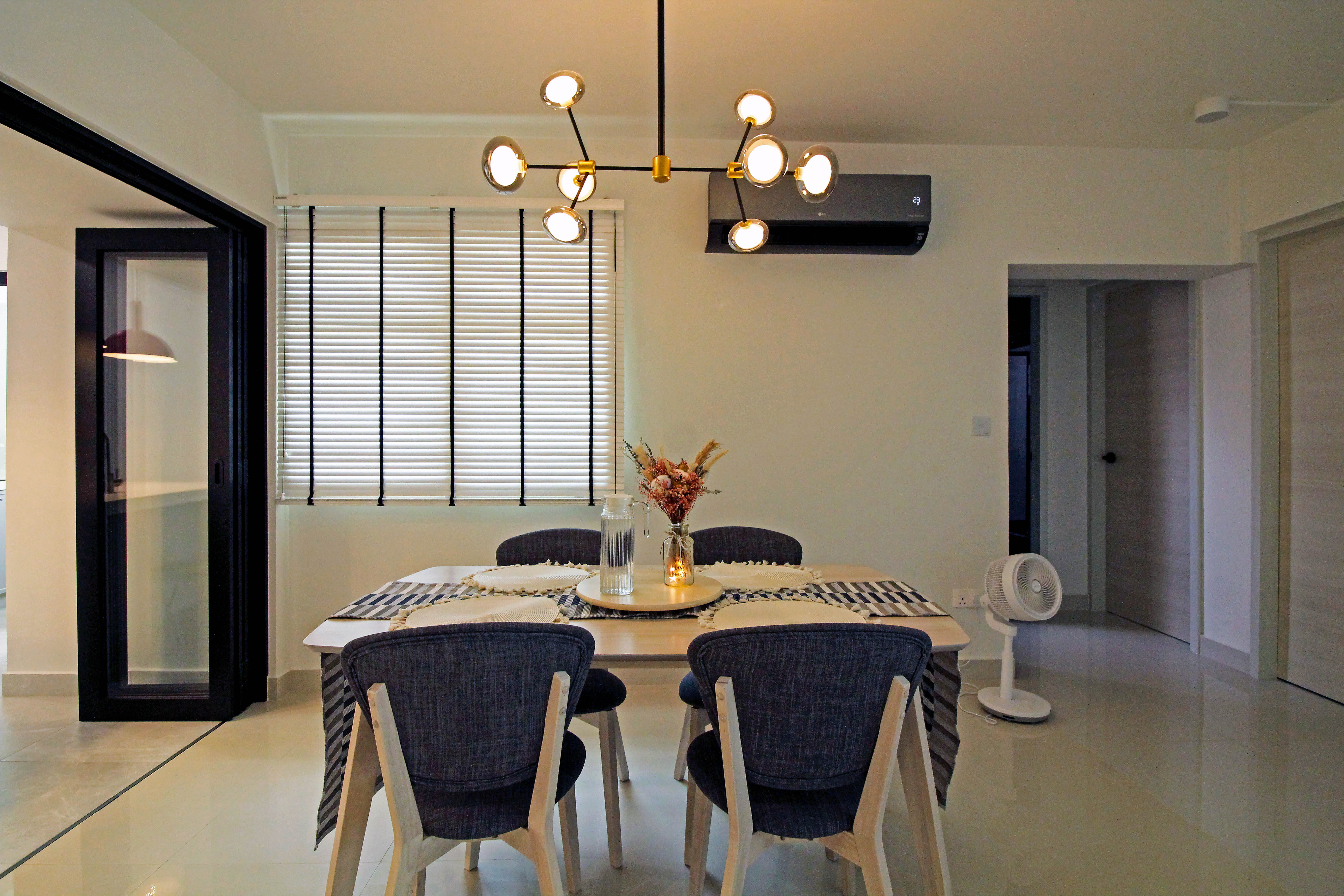 Modern, Scandinavian, Victorian Design - Dining Room - HDB 5 Room - Design by 3+i DESIGN STUDIO