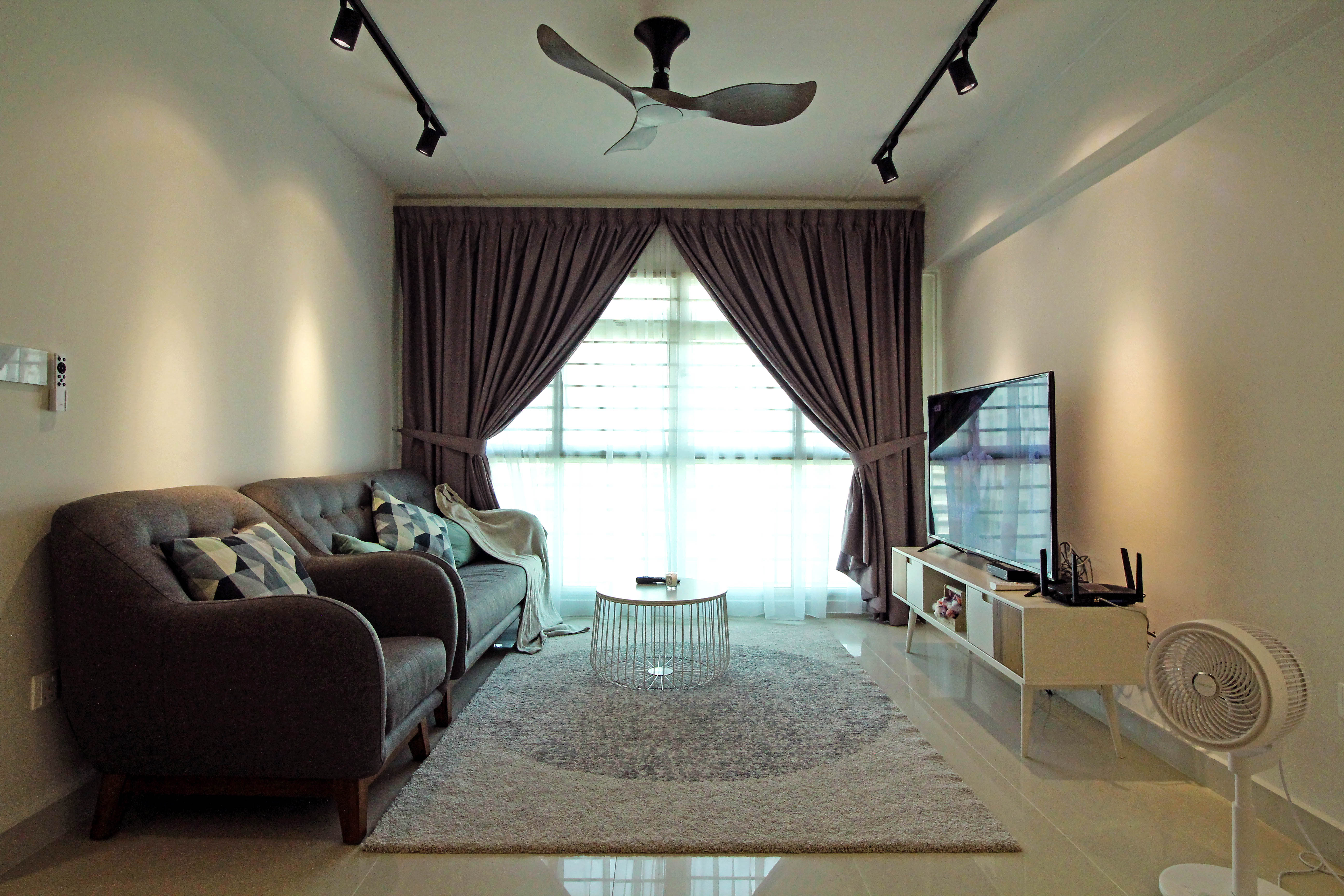 Modern, Scandinavian, Victorian Design - Living Room - HDB 5 Room - Design by 3+i DESIGN STUDIO