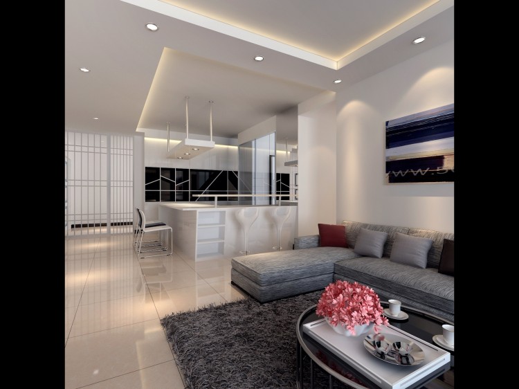 Contemporary Design - Living Room - Condominium - Design by 4Walls Group Pte Ltd