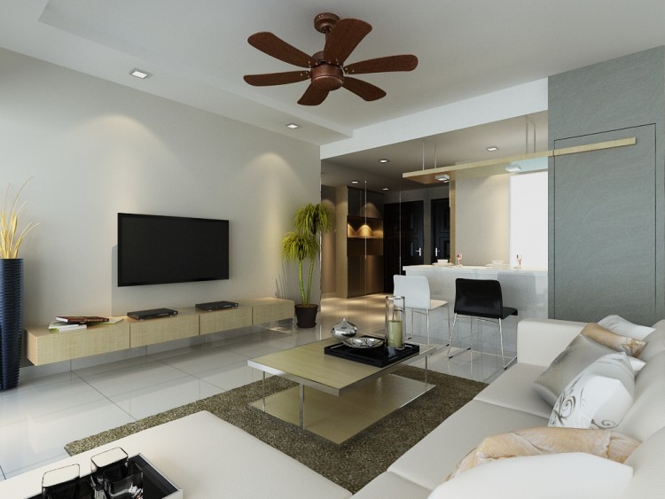 Modern Design - Living Room - Condominium - Design by 4Walls Group Pte Ltd
