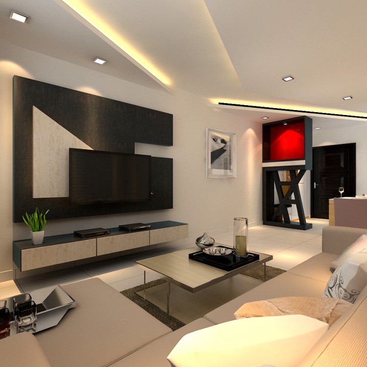 Modern Design - Living Room - HDB 4 Room - Design by 4Walls Group Pte Ltd