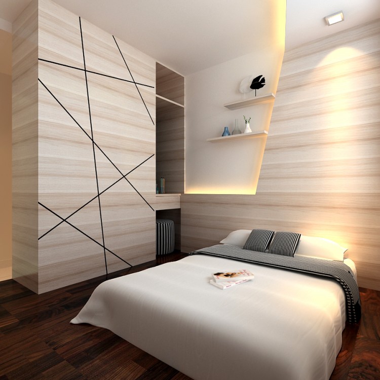 Modern Design - Bedroom - HDB 4 Room - Design by 4Walls Group Pte Ltd