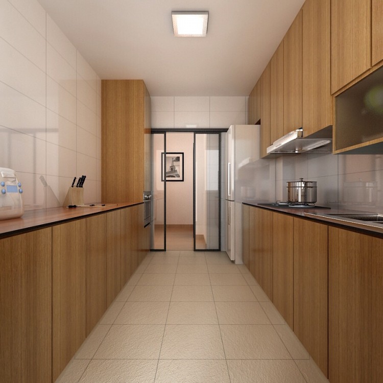 Scandinavian Design - Kitchen - HDB 4 Room - Design by 4Walls Group Pte Ltd