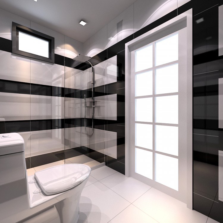 Modern Design - Bathroom - HDB 4 Room - Design by 4Walls Group Pte Ltd