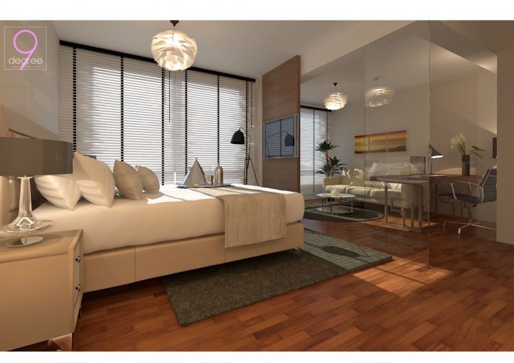 Contemporary, Rustic, Scandinavian Design - Bedroom - HDB 5 Room - Design by 9 Degree Construction Pte Ltd