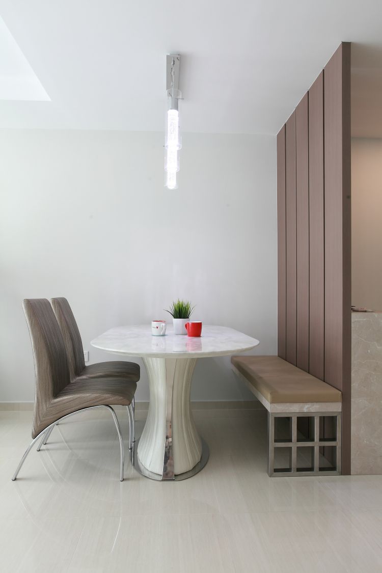 Minimalist, Modern, Scandinavian Design - Dining Room - HDB 4 Room - Design by 9 Degree Construction Pte Ltd