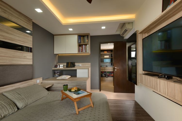 Industrial, Modern Design - Bedroom - Condominium - Design by 9 Degree Construction Pte Ltd