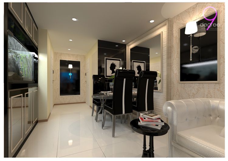Classical, Modern Design - Dining Room - HDB 4 Room - Design by 9 Degree Construction Pte Ltd