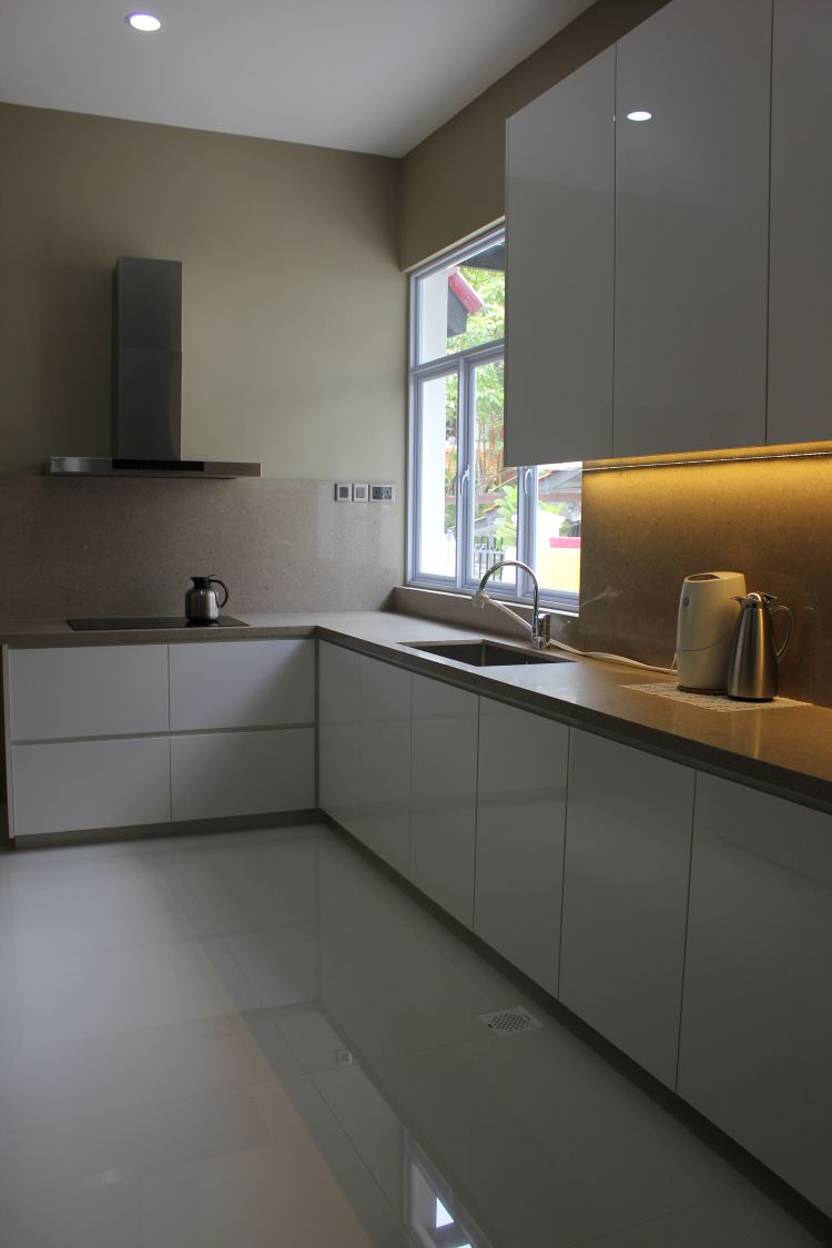 Minimalist, Modern Design - Kitchen - Landed House - Design by 9 Degree Construction Pte Ltd