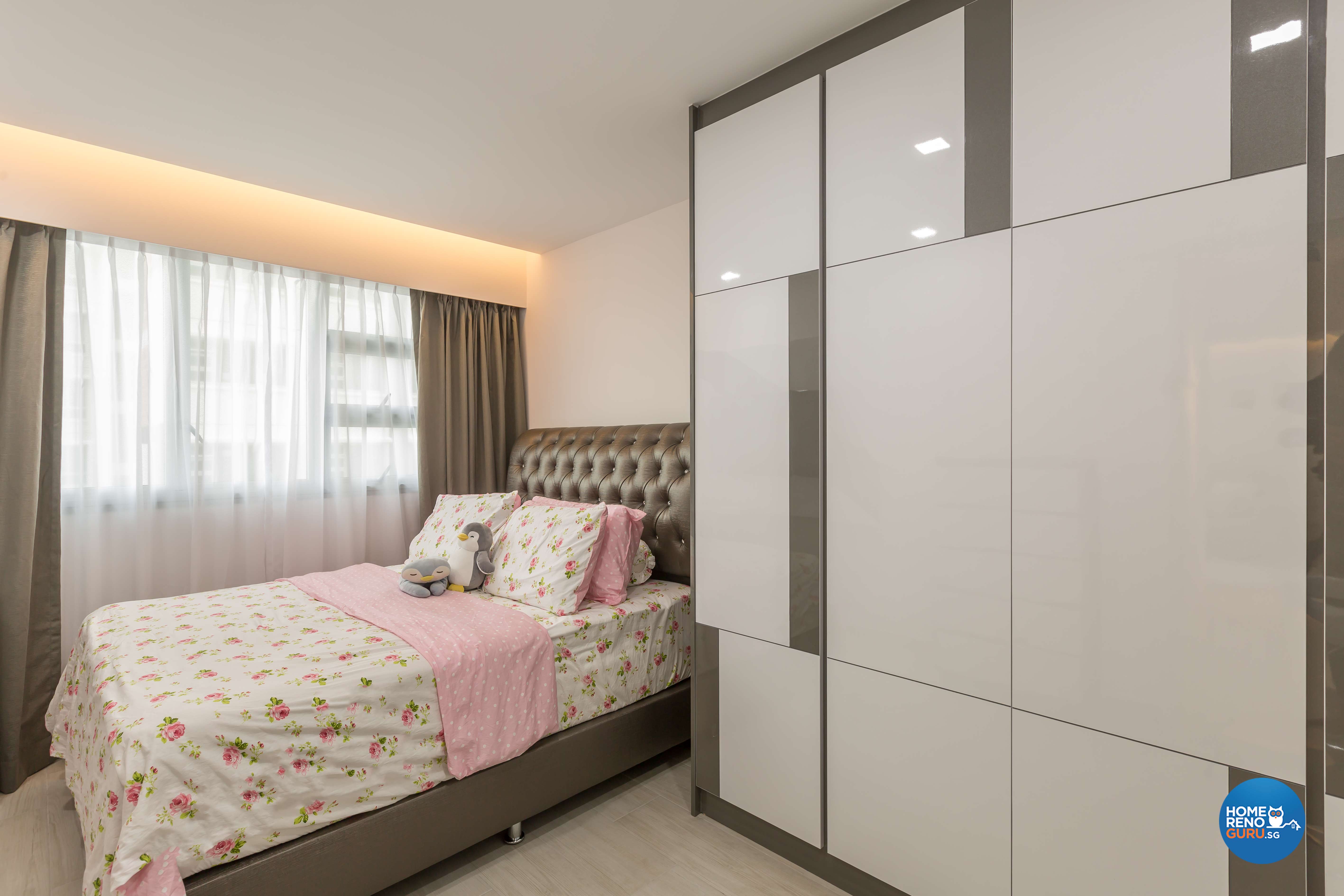 Contemporary, Modern Design - Bedroom - HDB 3 Room - Design by 96 Degree Designers