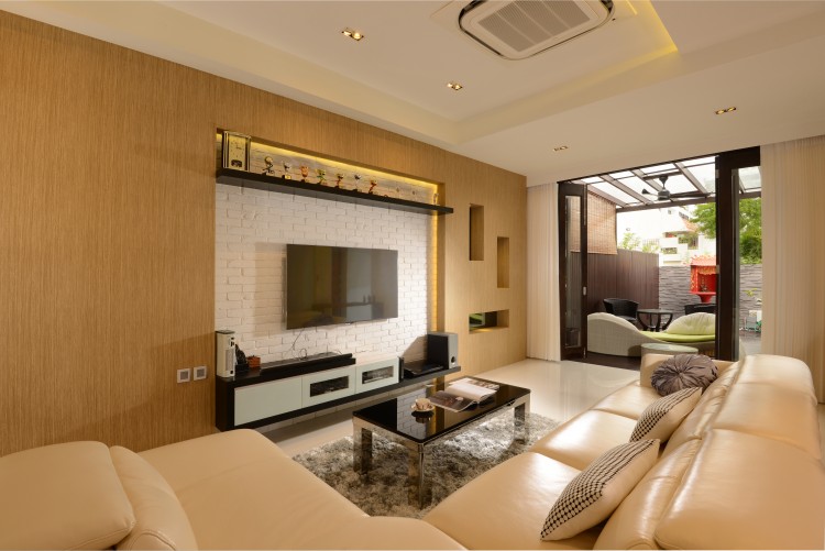 Contemporary, Modern, Resort Design - Living Room - Landed House - Design by 96 Degree Designers