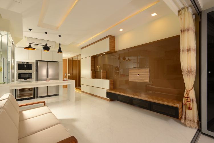 Modern, Scandinavian Design - Living Room - Condominium - Design by 96 Degree Designers