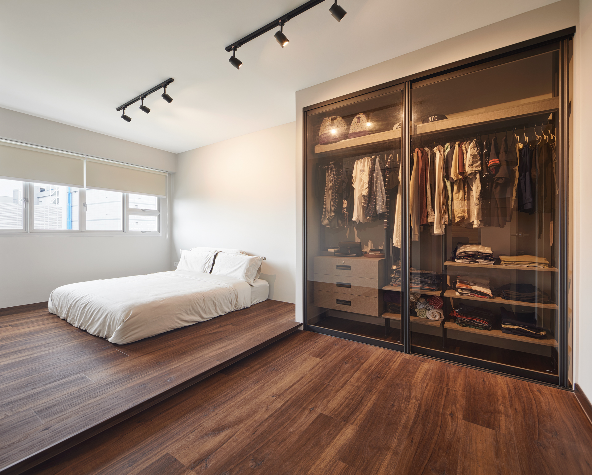 Industrial, Scandinavian Design - Bedroom - HDB 4 Room - Design by Absolook Interior Design Pte Ltd