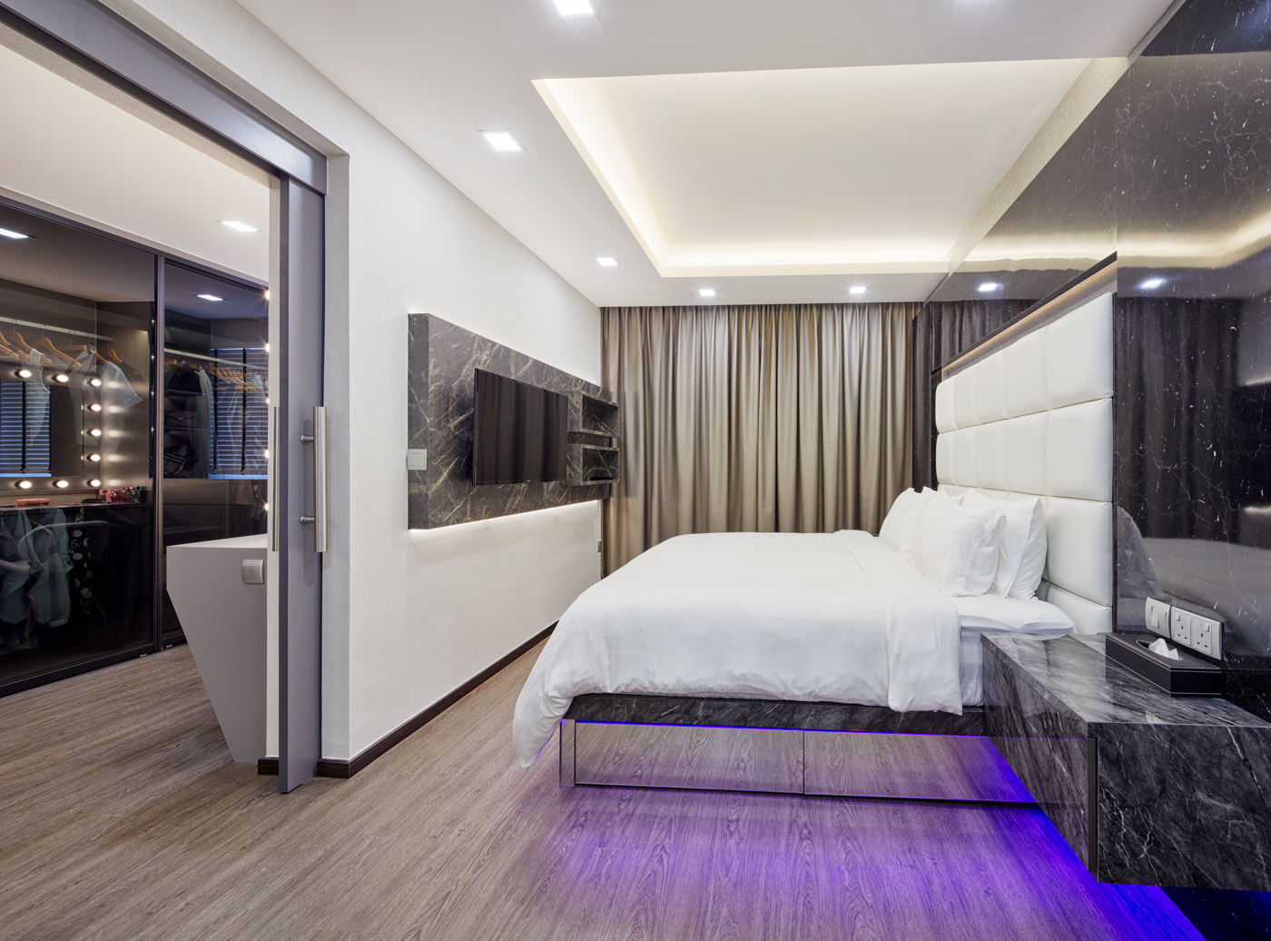 Minimalist, Modern Design - Bedroom - HDB 5 Room - Design by Absolook Interior Design Pte Ltd