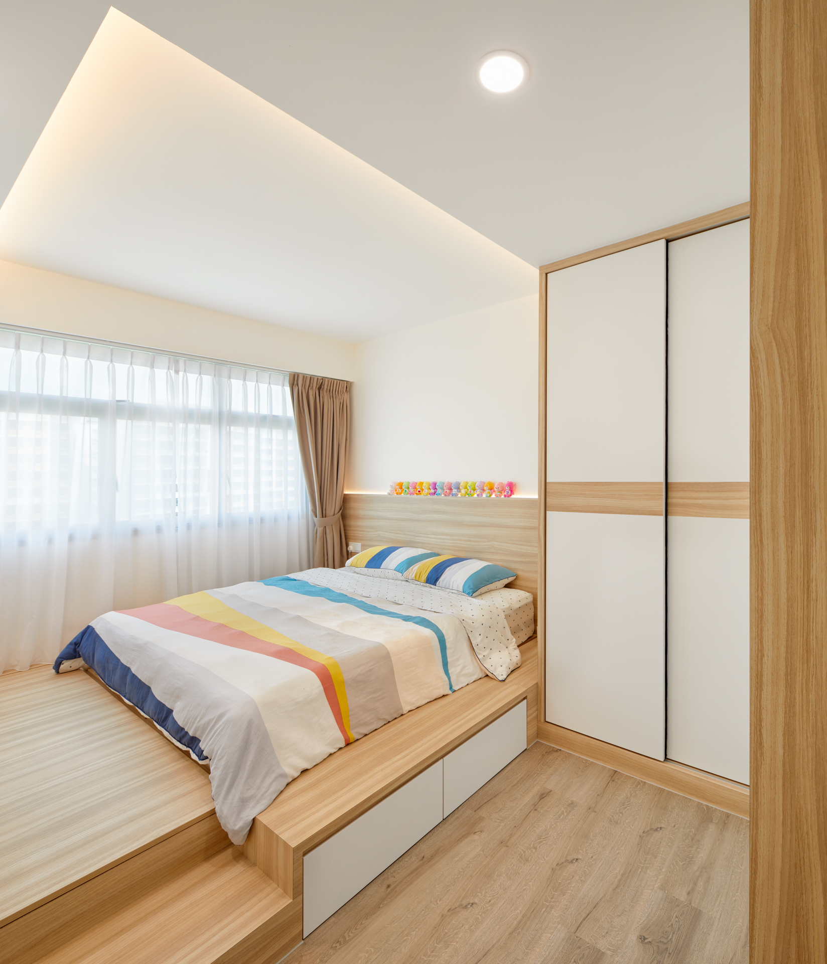 Scandinavian Design - Bedroom - HDB 4 Room - Design by Absolook Interior Design Pte Ltd