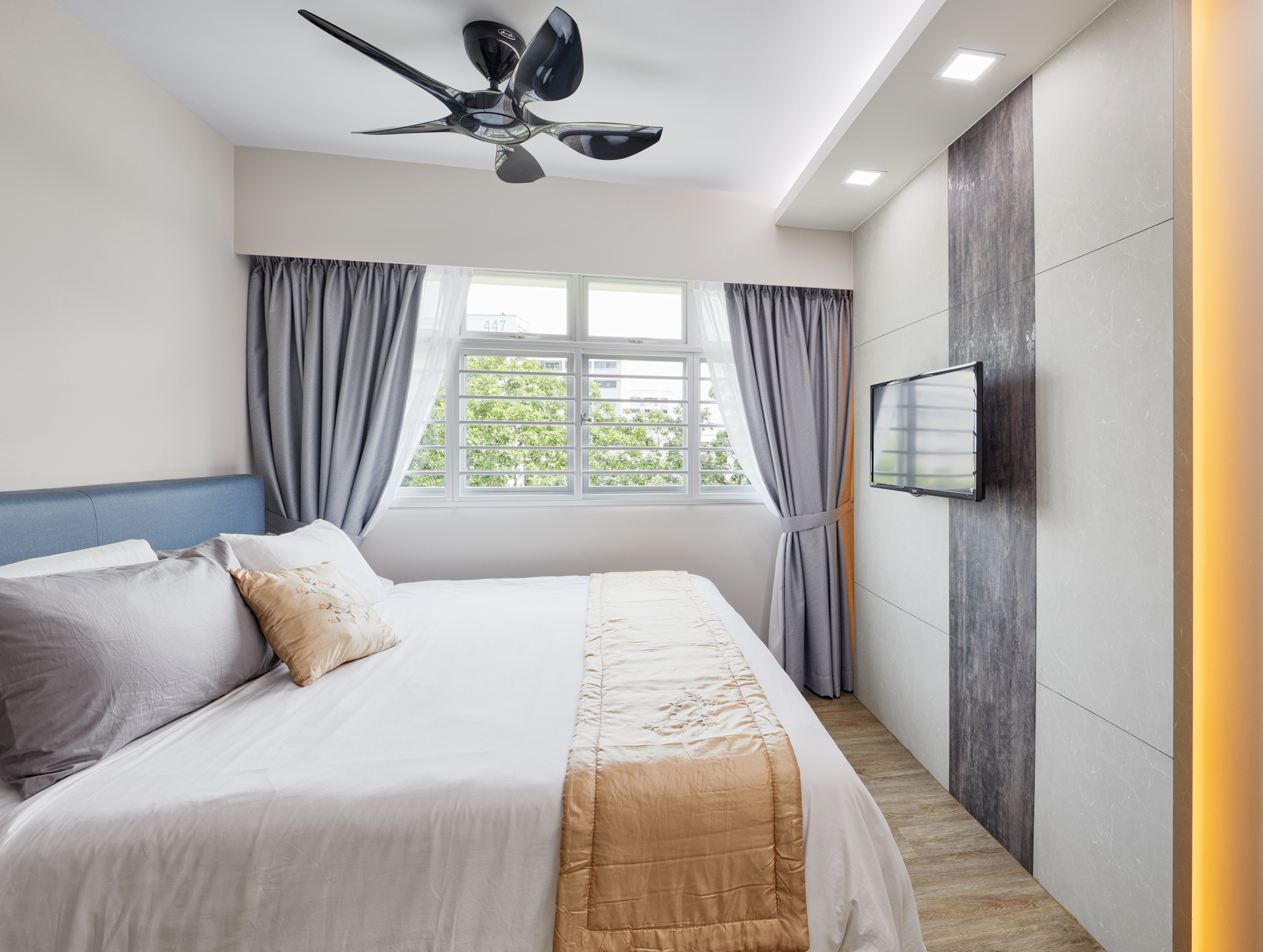 Contemporary, Scandinavian Design - Bedroom - HDB 4 Room - Design by Absolook Interior Design Pte Ltd