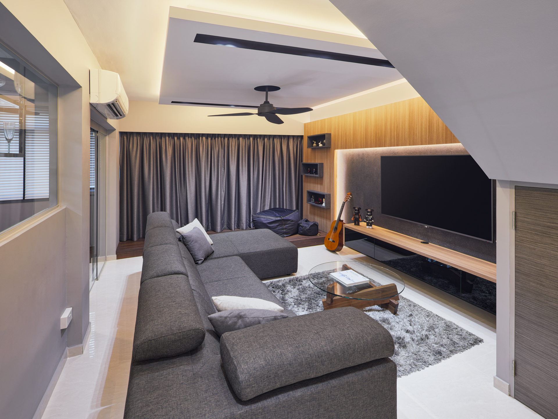 Modern, Scandinavian Design - Living Room - HDB Executive Apartment - Design by Absolook Interior Design Pte Ltd