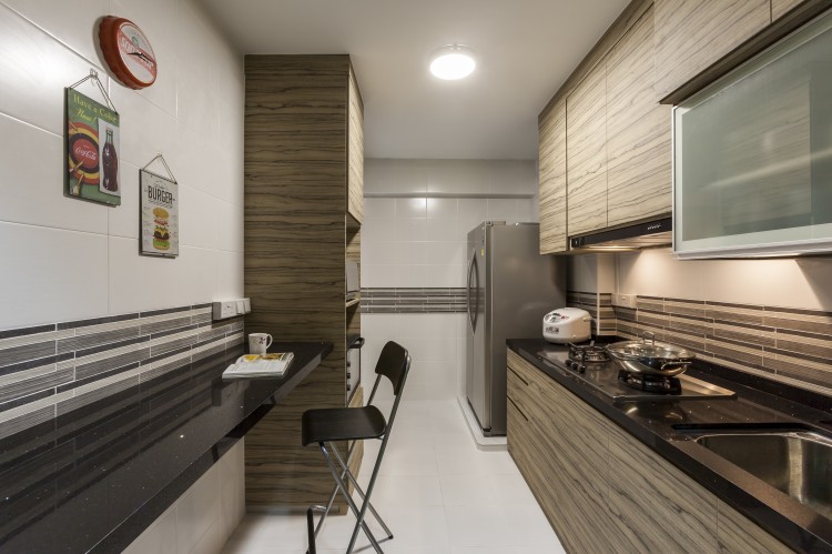 Contemporary, Industrial, Scandinavian Design - Kitchen - HDB 4 Room - Design by Absolook Interior Design Pte Ltd