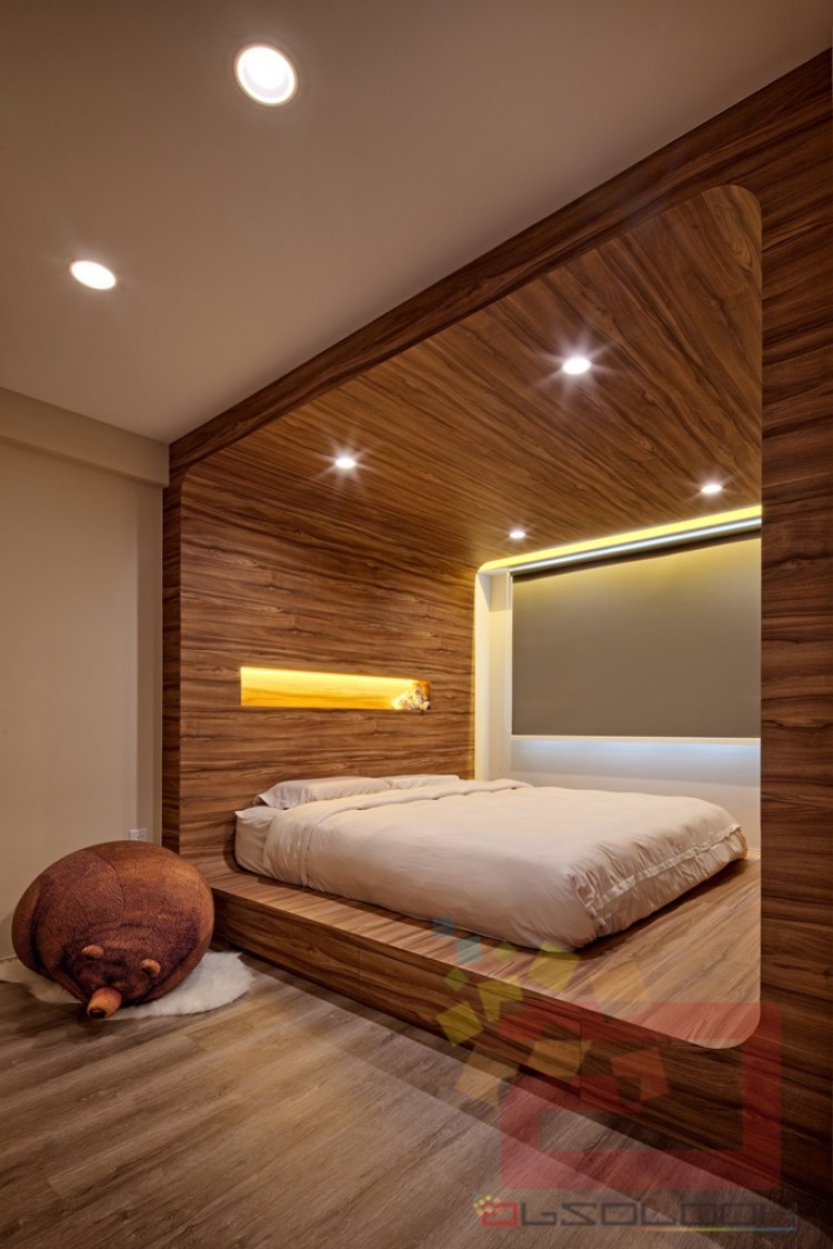 Modern Design - Bedroom - HDB 4 Room - Design by Absolook Interior Design Pte Ltd