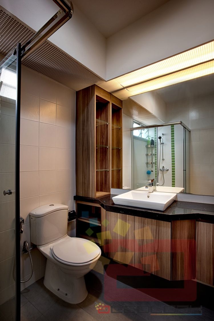 Contemporary, Minimalist, Modern Design - Bathroom - HDB 4 Room - Design by Absolook Interior Design Pte Ltd