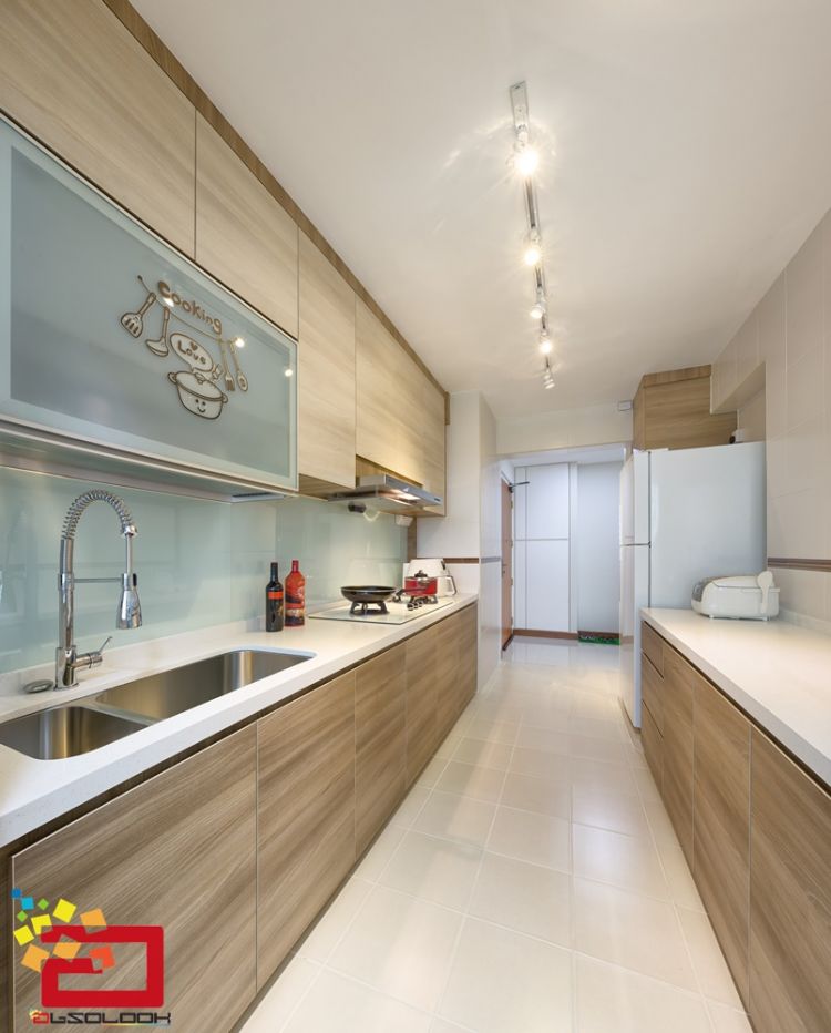 Contemporary, Minimalist Design - Kitchen - HDB 4 Room - Design by Absolook Interior Design Pte Ltd