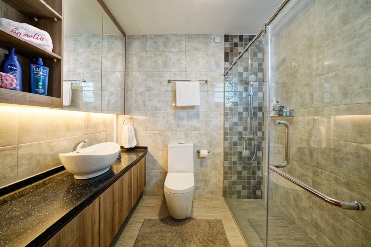 Contemporary, Minimalist, Modern Design - Bathroom - HDB Executive Apartment - Design by Absolook Interior Design Pte Ltd