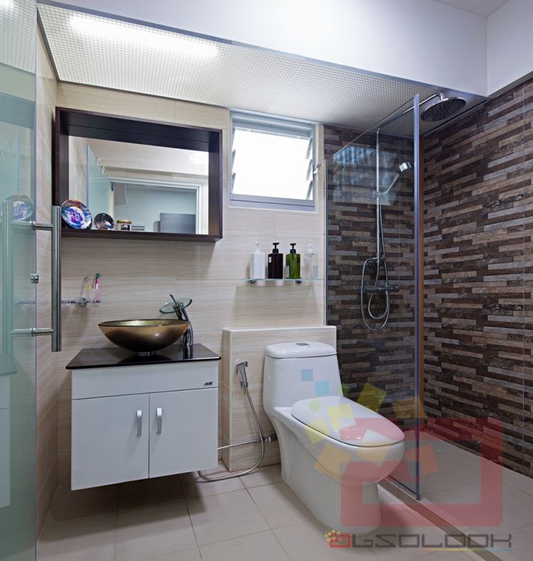 Contemporary, Minimalist, Modern Design - Bathroom - HDB 5 Room - Design by Absolook Interior Design Pte Ltd